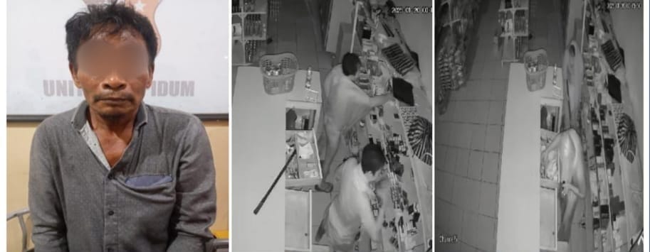 Ket Foto: Salah seorang tersangka yang berhasil dibekuk Polres Pamekasan.