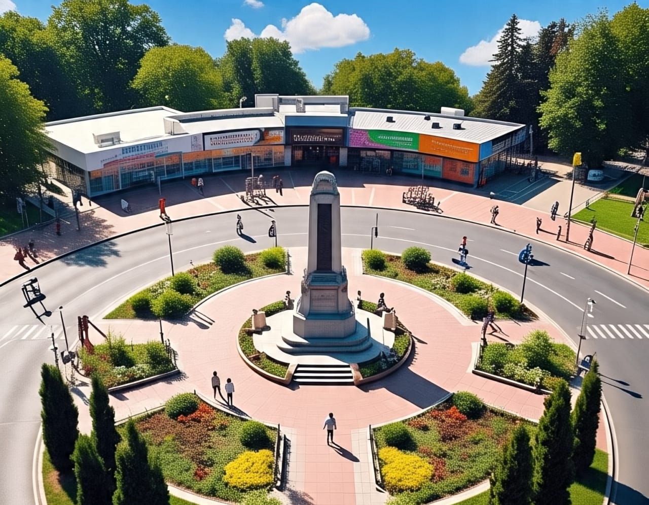 Ilustrasi desain baru Monumen Arek Lancor.