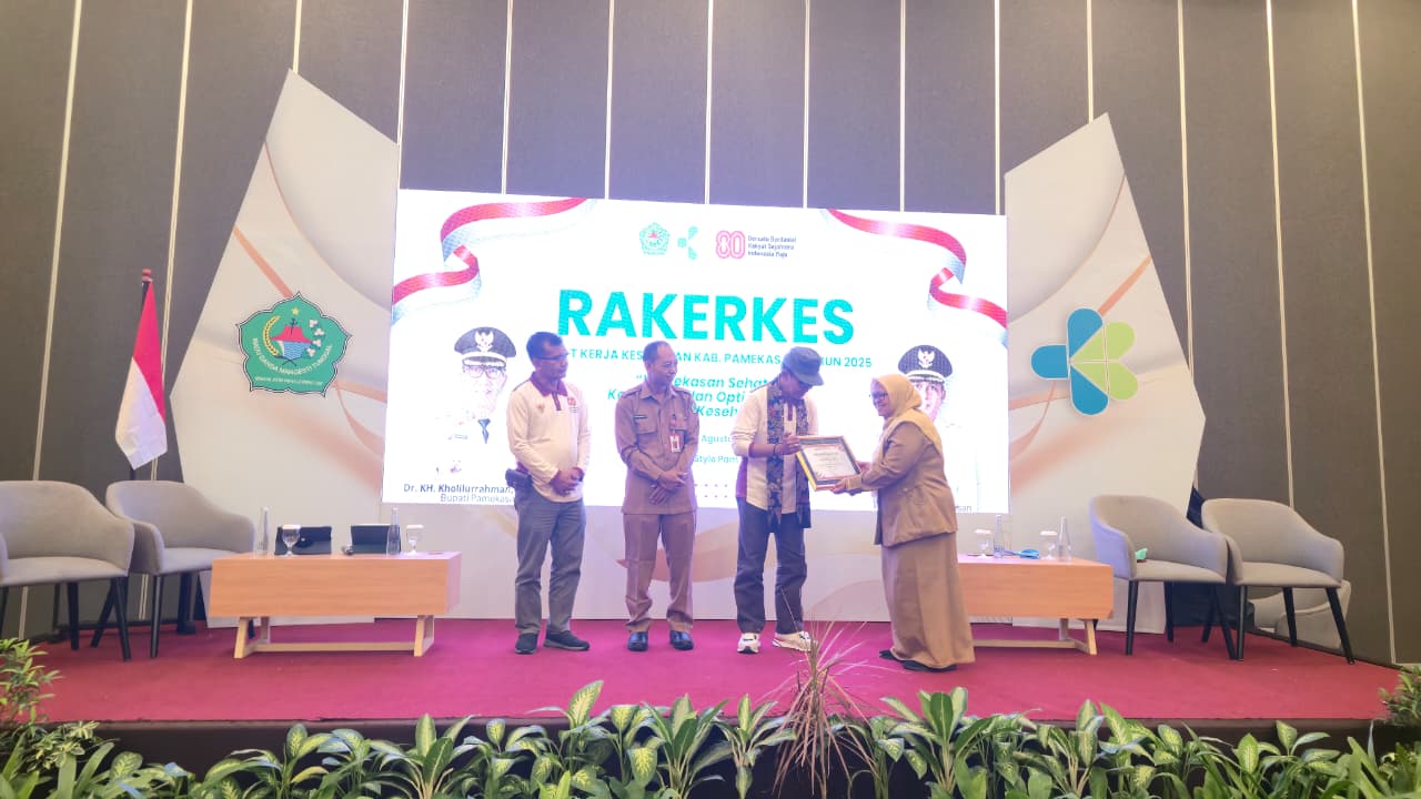 Keterangan foto: Bupati Pamekasan, KH Kholilurrahman di acara Rakerkes 2025.