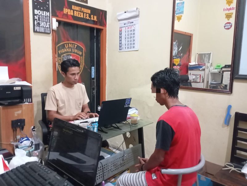 Terduga pelaku penganiayaan diamankan Polres Pamekasan.