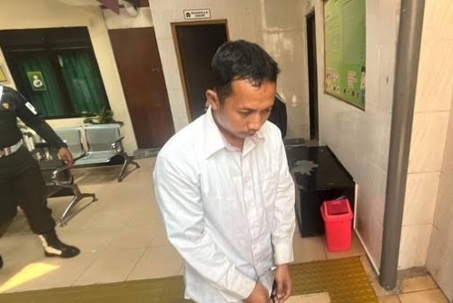 Keterangan foto: Miftakhul Farid Hakim, terdakwa penculikan dan pemerkosaan anak dibawah umur.