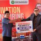 Boss HR memberikan bantuan 1000 sak semen untuk pembangunan Ponpes Syekh Abdurrahman Rabah.