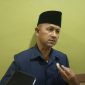 Ketua Komisi 4 DPRD, Halili, saat diwawancarai di Gedung DPRD Pamekasan.