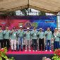 Foto Bersama Pengurus Persatuan Drum Band Indonesia (PDBI) Kabupaten Pamekasan dan Wakil Bupati Pamekasan