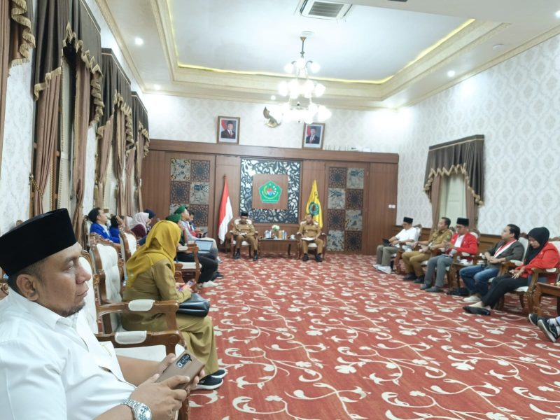 Suasana Audiensi Cipayung Plus Bersama Bupati dan Wabup Pamekasan di Peringgitan Dalam, Mandhapa Agung Ronggosukowati Pamekasan.
