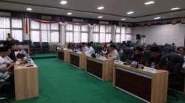 Suasana Audiensi Perkasa dengan DPRD Pamekasan. 