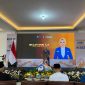 Ketua Umum Kopri PB PMII Wulan Sari AS, saat sambutan diacara Harlah ke-58 Korps Pergerakan Mahasiswa Islam Indonesia Putri (Kopri PB PMII).