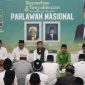 Suasana sarasehan dan doa bersama atas penganugerahan Gelar Pahlawan Nasional kepada dua tokoh besar pesantren yang digelar oleh DPC PKB Pamekasan.