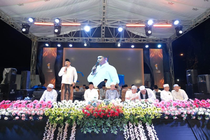 Ketua Majelis Tangga Seribu, Andi Ali Syahbana saat menyampaikan sambutannya.