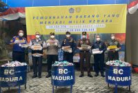 Pemusnahan Rokok Ilegal.