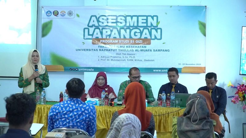 Suasana pelaksanaan assessment LAM-PTKes.