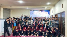 Foto bersama Ikatan Mahasiswa Madura (IKMA) Universitas KH. Abdul Chalim Mojokerto.