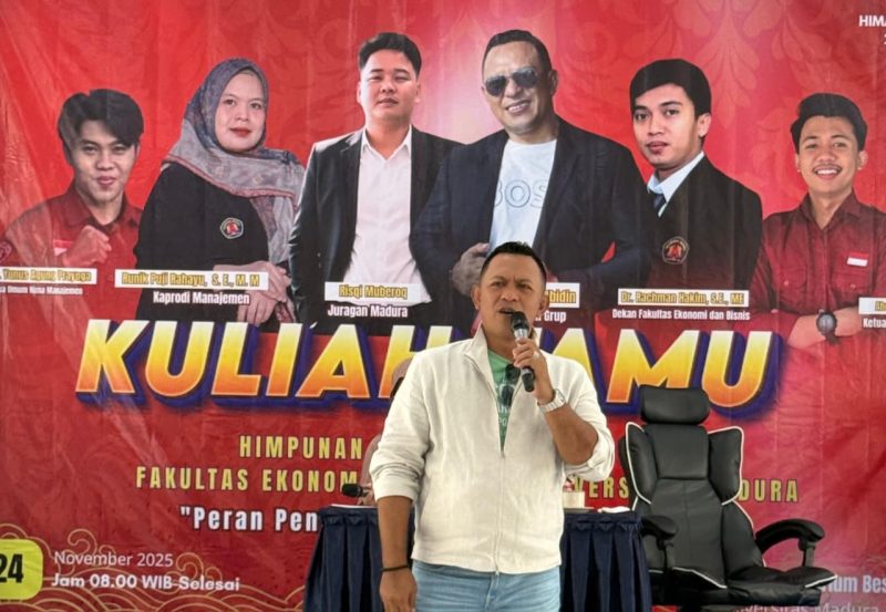 CEO Bani Grup, Ali Zainal Abidin, saat memotivasi Gen Z.