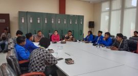 PC PMII Mojokerto audiensi dengan DPRD Mojokerto Kota.