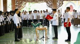 Pelantikan PPPK di Pamekasan yang digelar di Pendopo Ronggosukowati.