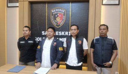 Polres Pamekasan menggelar konferensi pers kasus dugaan pelecehan seksual terhadap anak dibawah umur.