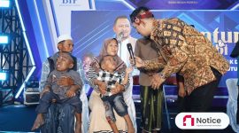 Founder BIP Foundation, Ali Zainal Abidin, saat menyapa disabilitas.