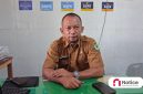 Staf Fungsional Penata Kelola Perumahan DPRKP Pamekasan, Dwi Budayana Eka, saat diwawancarai