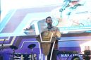 Founder BIP, Ali Zainal Abidin, saat memberikan sambutan di Lapas Kelas IIA Pamekasan.