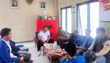 PC PMII Pamekasan saat melakukan Audiensi dengan Kasatpol PP Pamekasan Moh. Yusuf Wibisena