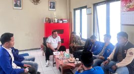 PC PMII Pamekasan saat melakukan Audiensi dengan Kasatpol PP Pamekasan Moh. Yusuf Wibisena