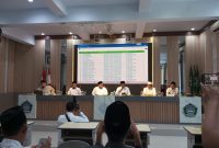 Suasana Rapat koordinasi tentang pengumuman Daftar Peserta Sementara (DPS) Tahap I.