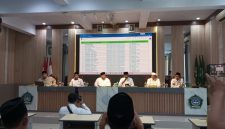 Suasana Rapat koordinasi tentang pengumuman Daftar Peserta Sementara (DPS) Tahap I.