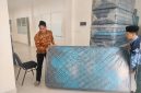 Ribuan Kasur untuk Muktamar ke-35 NU tiba di Komplek Pondok Pesantren Bahrul Ulum (PPBU) Tambakberas, Jombang.