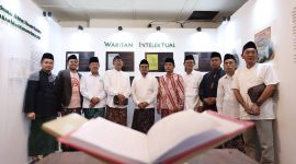 Nahdlatut Turots saat menggelar pameran karya ulama Kudus dalam rangkaian Jelajah Turots Nusantara pada tahun lalu (2025).
