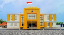 Kantor Polres Pamekasan tampak depan.