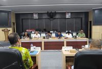 Suasana Audiensi tentang Korban Investasi Bodong oleh eks Pegawai BRI.