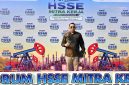 CEO PT Oil Erdindo Contraction, Bos HR saat menghadiri Forum HSSE Mitra Kerja Pertamina EP Zona 4 Tahun 2026 di Palembang. Forum yang digelar PT Pertamina EP Zona 4 bersama SKK Migas.