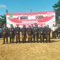 Sesi foto bersama Bupati dan Wabup Pamekasan bersama Forkopimda Pamekasan usai menggelar upacara HUT ke-81 RI.