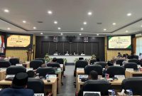 Suasana Rapat Paripurna DPRD Bersama Pemkab Pamekasan.