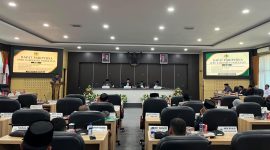 Suasana Rapat Paripurna DPRD Bersama Pemkab Pamekasan.