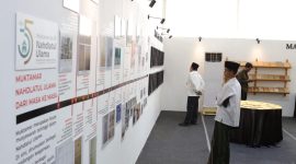 Pameran Turots dan manuskrip ulama Nusantara.