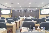 Suasana Rapat Paripurna DPRD Pamekasan.