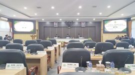 Suasana Rapat Paripurna DPRD Pamekasan.
