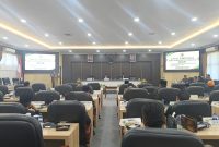 Keterangan foto: Suasana Rapat Paripurna DPRD Pamekasan bersama Bupati Pamekasan.