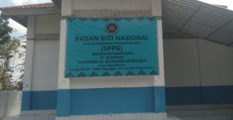 Balai Desa Pasanggar yang disulap menjadi Dapur SPPG.