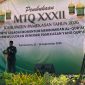 Bupati Pamekasan, KH Kholilurrahman, saat memberikan sambutan diacara pembukaan MTQ XXXII.