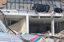 Kondisi Gedung Indomaret di Jalan Raya Desa Panaan, Pamekasan.