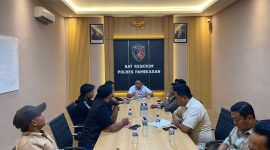 Jaka Jatim menggelar audiensi dengan Kasatreskrim Polres Pamekasan.