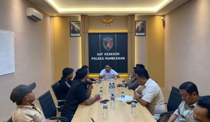 Jaka Jatim menggelar audiensi dengan Kasatreskrim Polres Pamekasan.
