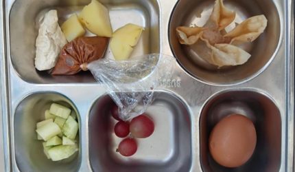 Menu MBG Yayasan Bintang Cahaya yang diterima oleh Murid.